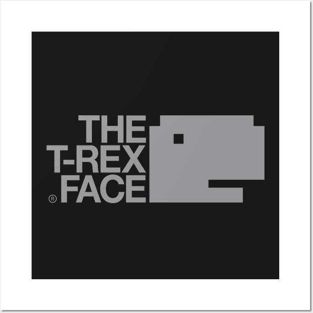 The T-Rex Face Wall Art by maped